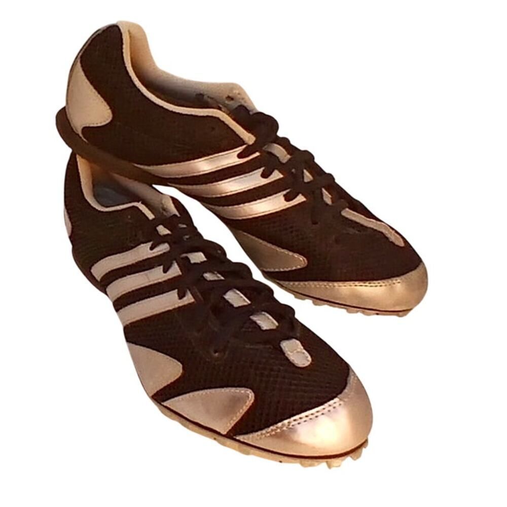 Adidas Cosmos Techstar Mens Black/Silver Track Cleats - Size 9